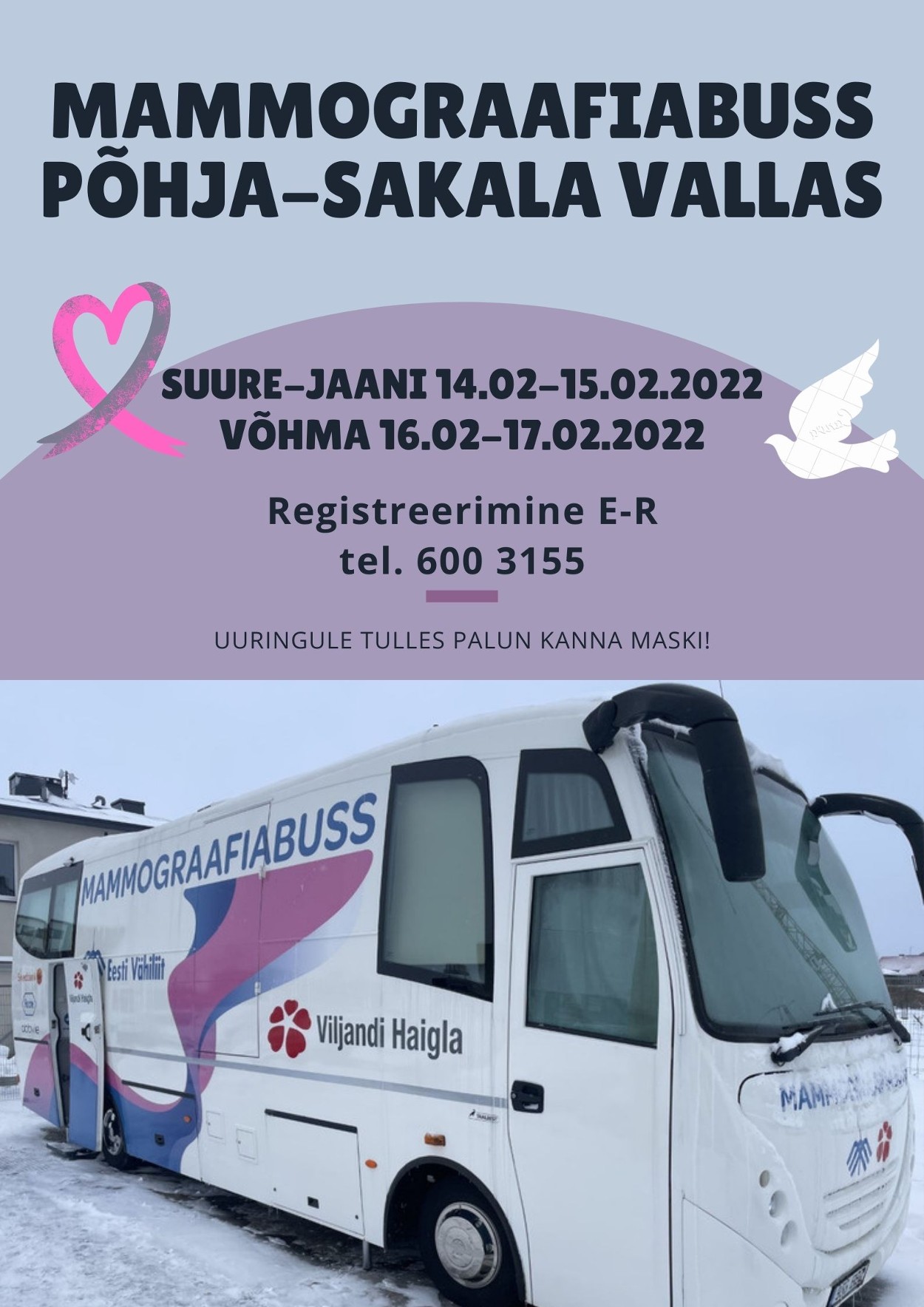 Mammograafiabuss Põhja-Sakala vallas