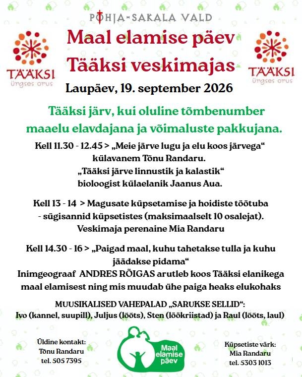 Maal elamise päev Tääksis
