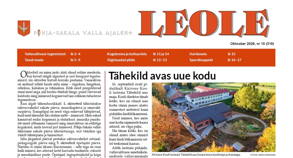 Leole oktoober 2026