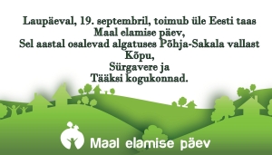 19. septembril toimub Maal elamise päev